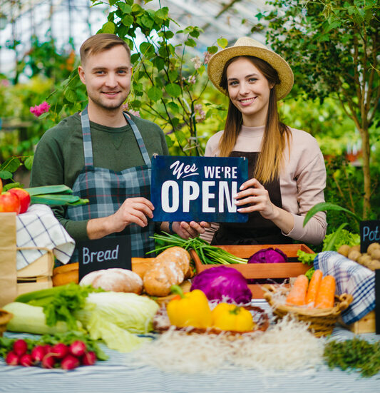 Starting as a regen grower may require hanging out at a local farmer's market and getting known. You'll also start to develop a following. Consistency is key.