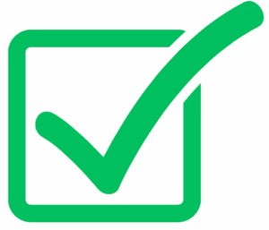 Check mark for green if you can do something yourself. It is always a good idea to evaluate how many green checks you have.