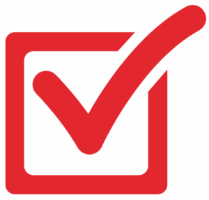 red checkmarks are areas of concern; either they need to be abandoned, or they need to be outsourced.