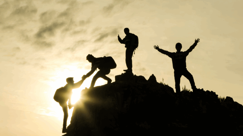 When we work as a team we all win. Cooperation is stronger than competition and regeneration is the outcome